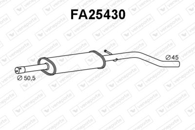  FA25430 VENEPORTE Средний глушитель выхлопных газов