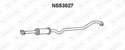  NS53027 VENEPORTE Предглушитель выхлопных газов