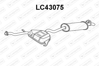  LC43075 VENEPORTE Глушитель выхлопных газов конечный