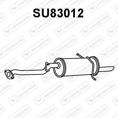  SU83012 VENEPORTE Глушитель выхлопных газов конечный