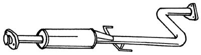  23420 SIGAM Средний глушитель выхлопных газов