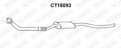  CT15093 VENEPORTE Предглушитель выхлопных газов