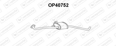  OP40752 VENEPORTE Предглушитель выхлопных газов