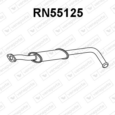  RN55125 VENEPORTE Предглушитель выхлопных газов