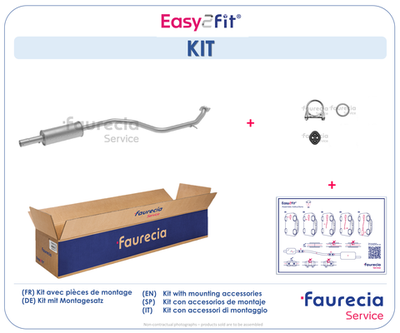  FS47361 Faurecia Предглушитель выхлопных газов