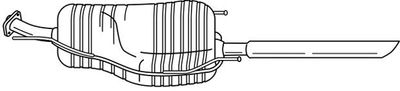  41608 SIGAM Глушитель выхлопных газов конечный