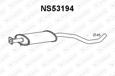  NS53194 VENEPORTE Предглушитель выхлопных газов