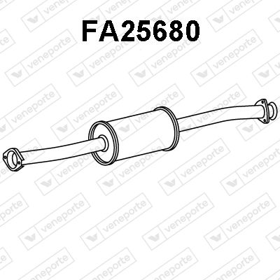  FA25680 VENEPORTE Предглушитель выхлопных газов