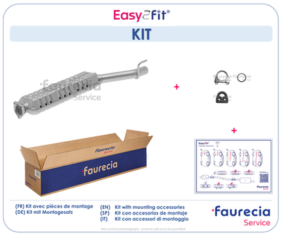  FS50160 Faurecia Средний глушитель выхлопных газов