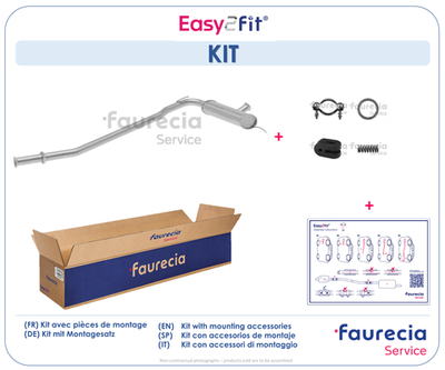  FS55255 Faurecia Предглушитель выхлопных газов