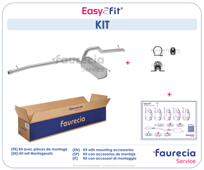  FS15710 Faurecia Глушитель выхлопных газов конечный