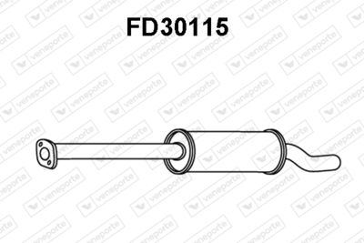  FD30115 VENEPORTE Предглушитель выхлопных газов