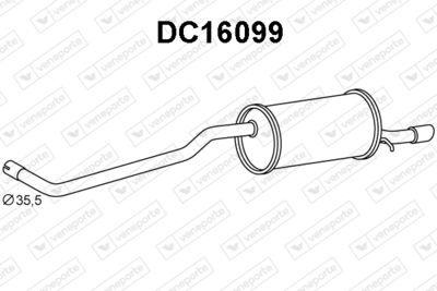  DC16099 VENEPORTE Глушитель выхлопных газов конечный