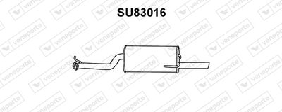  SU83016 VENEPORTE Глушитель выхлопных газов конечный