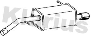  231465 KLARIUS Глушитель выхлопных газов конечный
