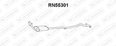 RN55301 VENEPORTE Средний глушитель выхлопных газов