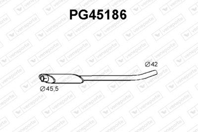  PG45186 VENEPORTE Предглушитель выхлопных газов