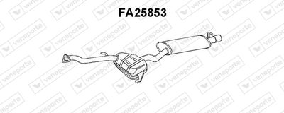  FA25853 VENEPORTE Глушитель выхлопных газов конечный