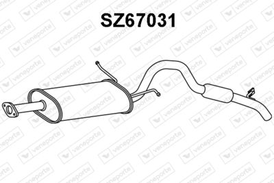  SZ67031 VENEPORTE Глушитель выхлопных газов конечный