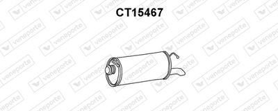  CT15467 VENEPORTE Глушитель выхлопных газов конечный