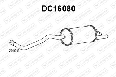  DC16080 VENEPORTE Глушитель выхлопных газов конечный