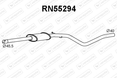  RN55294 VENEPORTE Предглушитель выхлопных газов