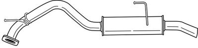  41625 SIGAM Глушитель выхлопных газов конечный