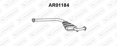  AR01184 VENEPORTE Средний глушитель выхлопных газов