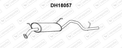  DH18057 VENEPORTE Глушитель выхлопных газов конечный