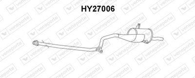  HY27006 VENEPORTE Глушитель выхлопных газов конечный