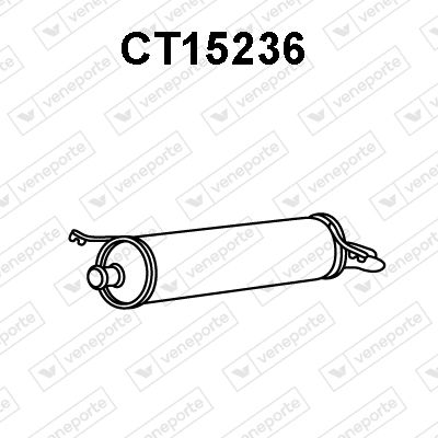  CT15236 VENEPORTE Глушитель выхлопных газов конечный