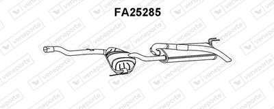  FA25285 VENEPORTE Глушитель выхлопных газов конечный