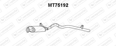  MT75192 VENEPORTE Глушитель выхлопных газов конечный