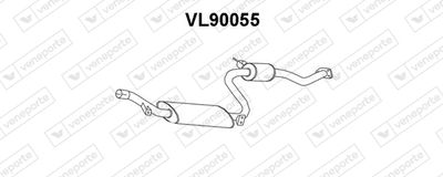  VL90055 VENEPORTE Предглушитель выхлопных газов