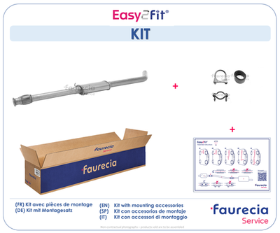  FS55431 Faurecia Предглушитель выхлопных газов