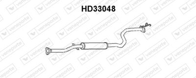  HD33048 VENEPORTE Предглушитель выхлопных газов