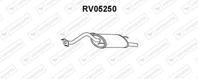  RV05250 VENEPORTE Глушитель выхлопных газов конечный