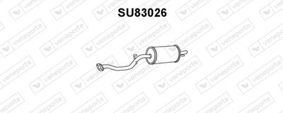  SU83026 VENEPORTE Глушитель выхлопных газов конечный