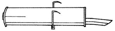  45622 SIGAM Глушитель выхлопных газов конечный