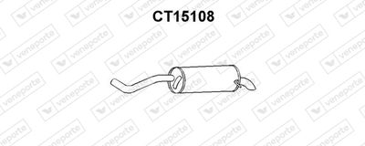  CT15108 VENEPORTE Глушитель выхлопных газов конечный