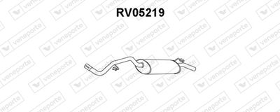  RV05219 VENEPORTE Глушитель выхлопных газов конечный