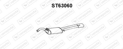  ST63060 VENEPORTE Глушитель выхлопных газов конечный