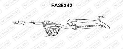  FA25342 VENEPORTE Глушитель выхлопных газов конечный