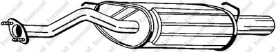  115327 KLOKKERHOLM Глушитель выхлопных газов конечный
