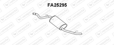  FA25295 VENEPORTE Глушитель выхлопных газов конечный