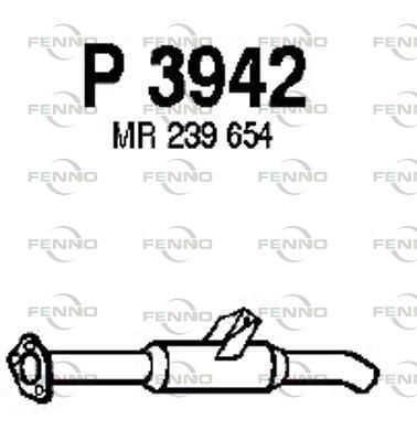  P3942 FENNO Глушитель выхлопных газов конечный