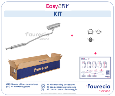  FS70390 Faurecia Глушитель выхлопных газов конечный