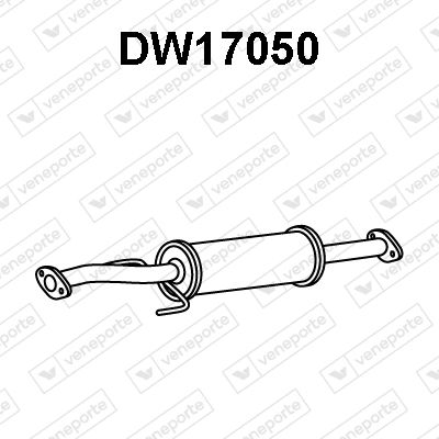  DW17050 VENEPORTE Предглушитель выхлопных газов