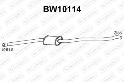  BW10114 VENEPORTE Предглушитель выхлопных газов