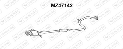  MZ47142 VENEPORTE Предглушитель выхлопных газов